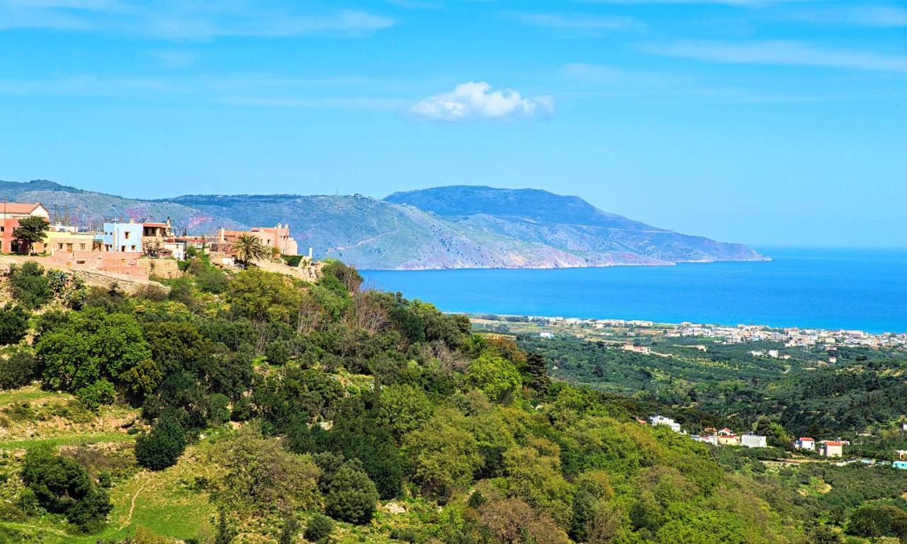 Villa Cretan View With Heated Swimming Pool Pátima Exterior foto