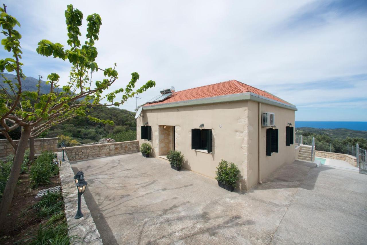 Villa Cretan View With Heated Swimming Pool Pátima Exterior foto